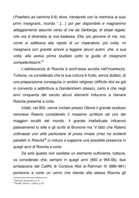 Rosvita di Gandersheim.pdf - Università di Roma "Tor Vergata"