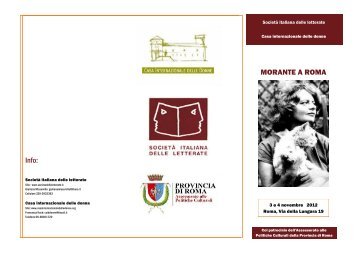 Info: MORANTE A ROMA - GINA