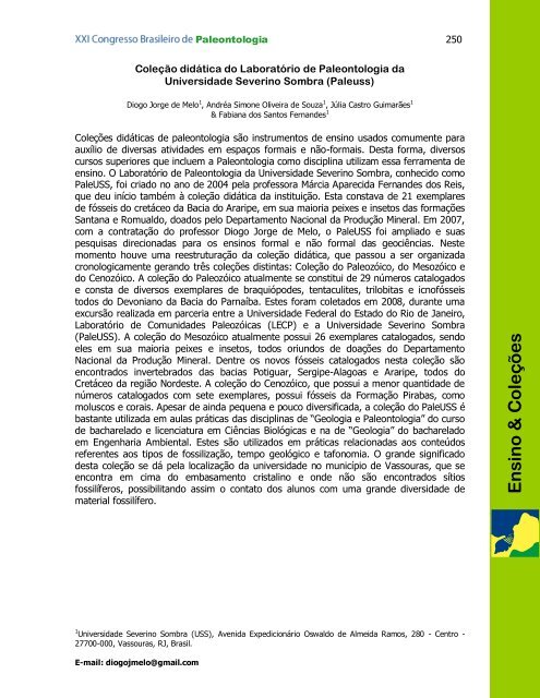 Livro de Resumos - Dinossauros do Maranhão