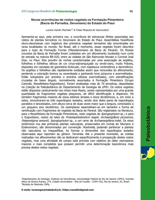 Livro de Resumos - Dinossauros do Maranhão