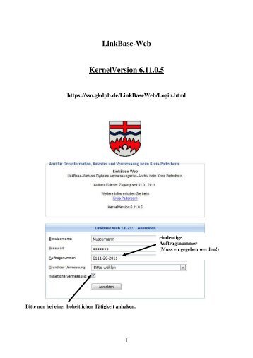Anleitung LinkBase-Web - Kreis Paderborn