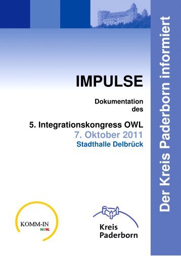 Dokumentation des 5. Integrationskongresses ... - Kreis Paderborn