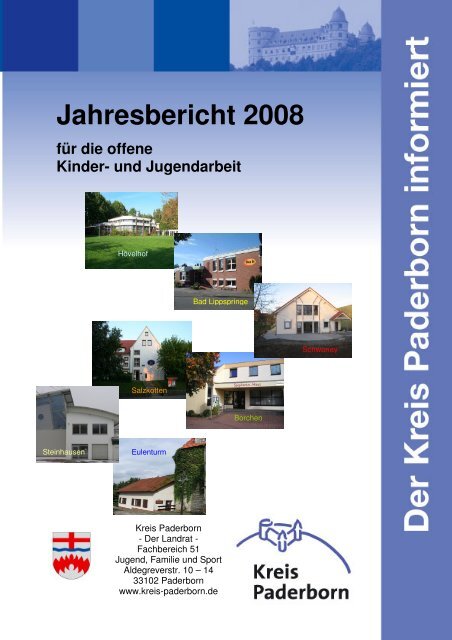 Jahresbericht offene Kinder- und Jugendarbeit 2008 - Kreis Paderborn