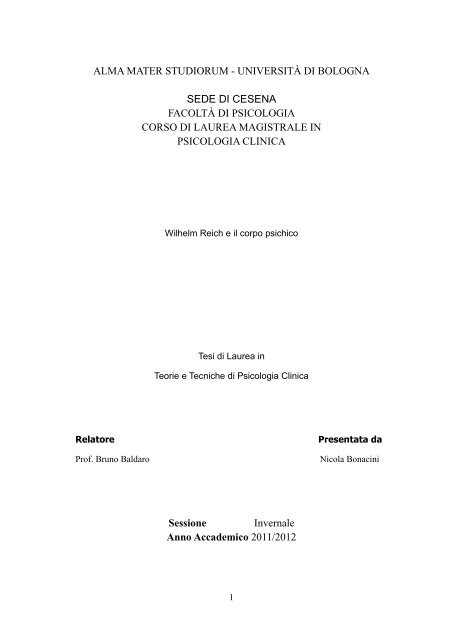 tesi magistrale clinica invio.pdf - Bioenergetica Italia