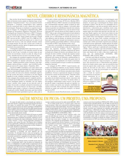 Jornal Sapiencia Internet ESPECIAL ARTIGOS_Layout 1.qxd