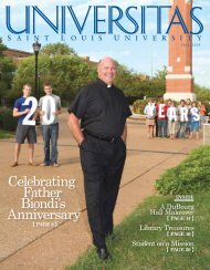 Celebrating Father Biondi's Anniversary - Saint Louis University