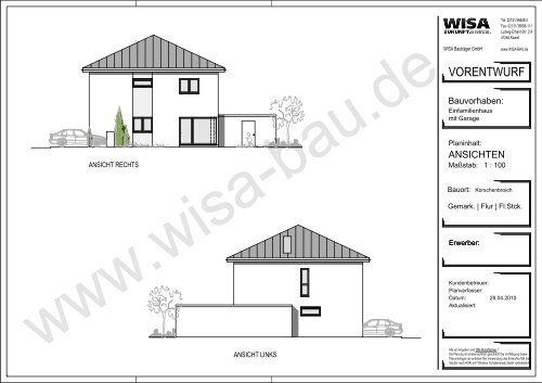 Ansichten & Grundrisse - WISA - Zukunft.Bauen.