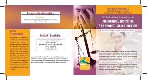 MANDATAIRE JUDICIAIRE À LA PROTECTION DES MAJEURS