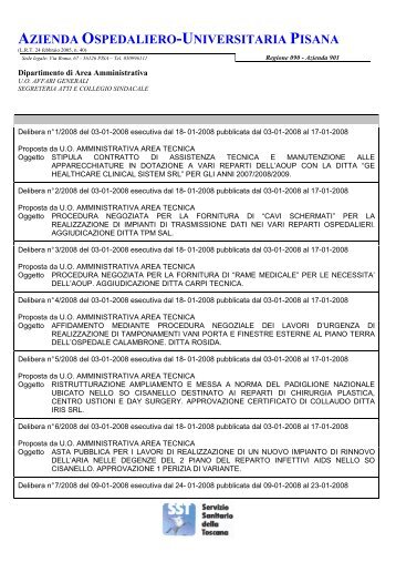 AZIENDA OSPEDALIERO-UNIVERSITARIA PISANA