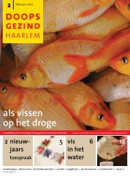 als vissen op het droge - Vereenigde Doopsgezinde Gemeente ...