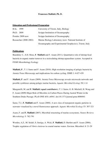 Malfatti CV.pdf - Azam Lab