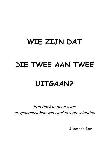 Super Wie zijn dat die 2 aan 2 uitgaan - Verdieping en Aansporing RM-09