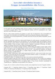 Aero club volovelistico toscano e Gruppo Aeromodellistico ... - AVIA