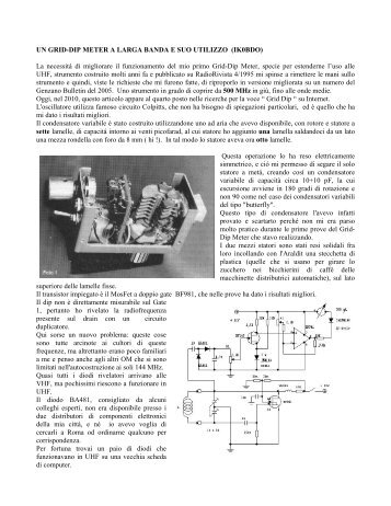 Il Grid Dip di BDO