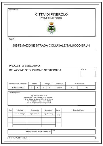 258 KB - Comune di Pinerolo