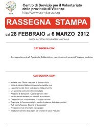 28 FEBB. - 05 MAR. 2012 - CSV Vicenza