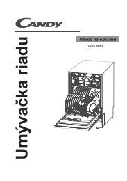 CANDY-CEDS95X-S-Instructaion Manual-sk.indd