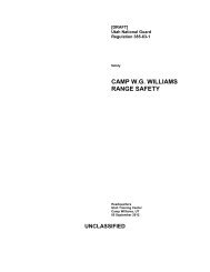 CAMP W.G. WILLIAMS RANGE SAFETY - Utah Army National ...