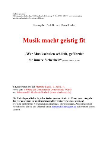 14. musik und geistige leistungsfähigkeit - Wissiomed.de