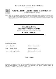 398 del 7.4.2011 - Azienda ULSS 8
