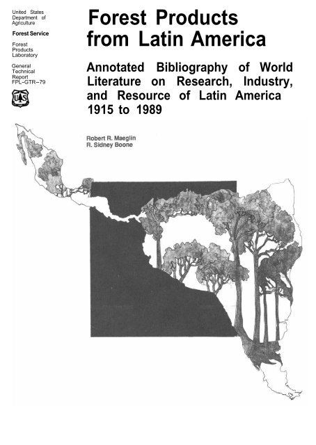 Forest Products from Latin America. Annotated Bibliography of ...