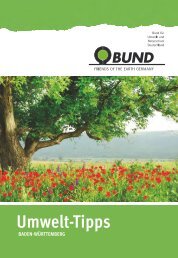 BUND Umwelt-Tipps Esslingen/Göppingen 2013