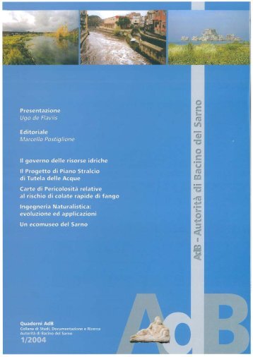 Download Quaderno AdB 1/2004 - Autorità di Bacino del Sarno