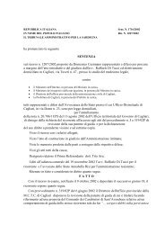 T.A.R. Toscana - UTFP