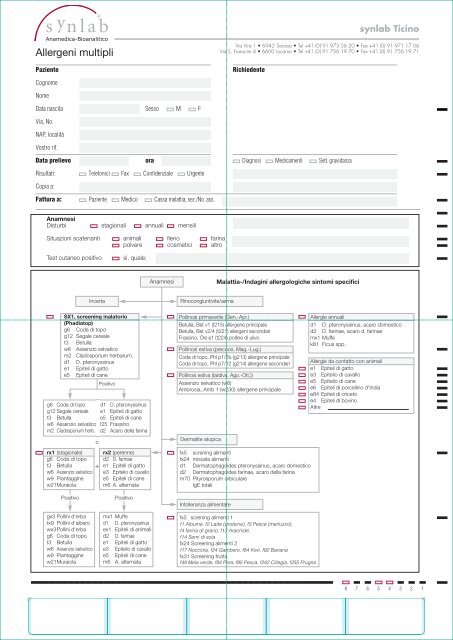 Allergeni multipli