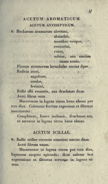 Pharmacopoea austriaca - Storia della Farmacia