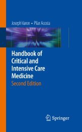 Handbook of Critical and Intensive Care Medicine, 2nd ... - Int Medical