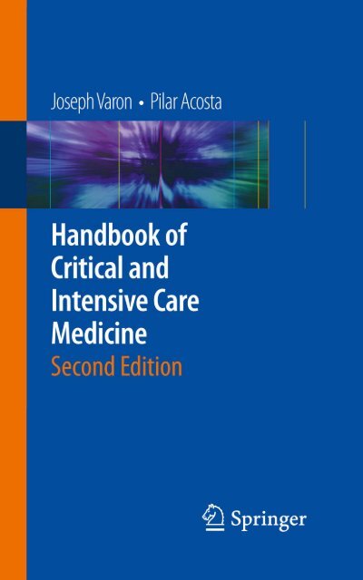 Handbook Of Critical And Intensive Care Medicine 2nd Int Medical