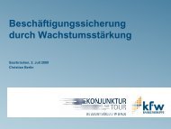 Christian Berlin, Abteilungsleiter der KfW-Bankengruppe