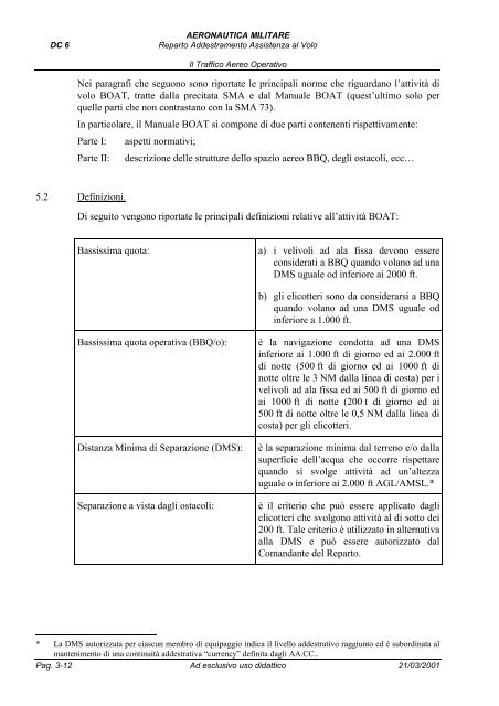 IL TRAFFICO AEREO OPERATIVO - Ik4hdq.net