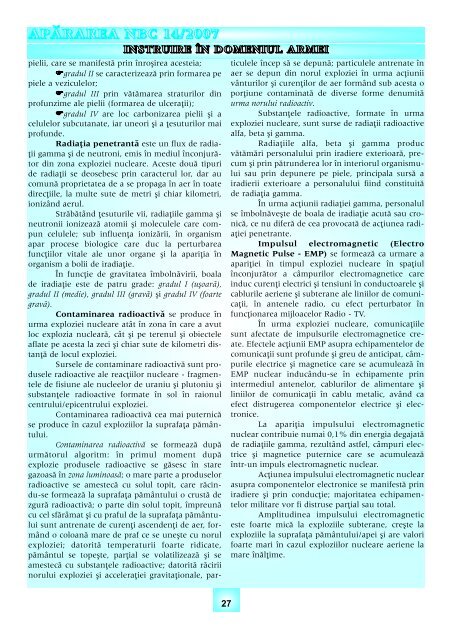 Anul VIII nr. 2 - Baza de Instruire pentru Aparare CBRN