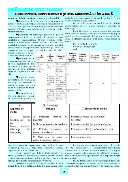 Anul VIII nr. 2 - Baza de Instruire pentru Aparare CBRN