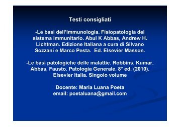 Testi consigliati