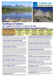 STATI UNITI TR - Cowboys & Indians fly drive offerta ... - Airmar