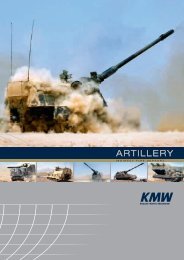 ARTILLERY - Krauss-Maffei Wegmann