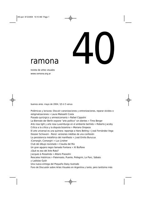 mayo de 2004 - Ramona