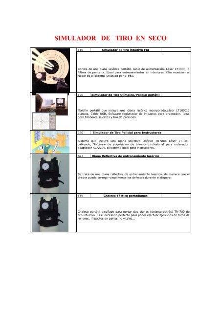 SIMULADOR DE TIRO EN SECO - CSI