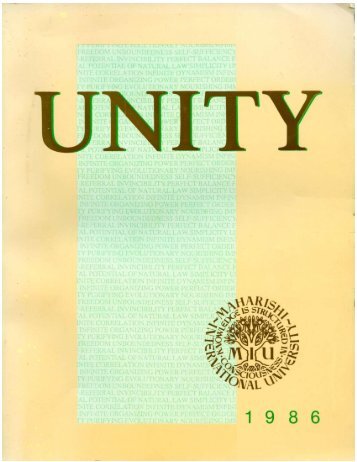 1985-86 Yearbook - Maharishi University of Management