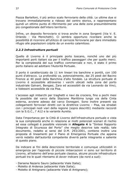 Piano Protezione Civile Livorno - Zerobyte Sistemi Srl