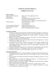 antígona segura peralta curriculum vitae - Instituto de Ciencias ...