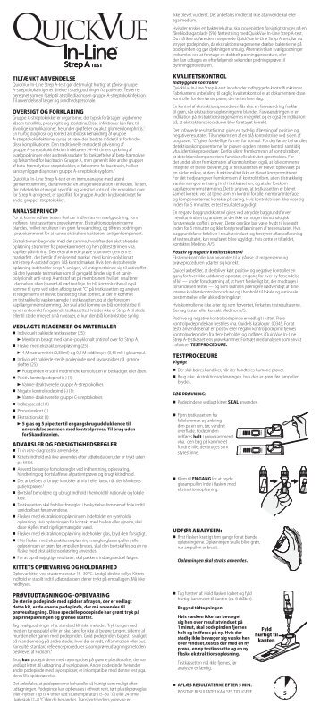 tiltænkt anvendelse oversigt og forklaring analyseprincip ... - Alere AS