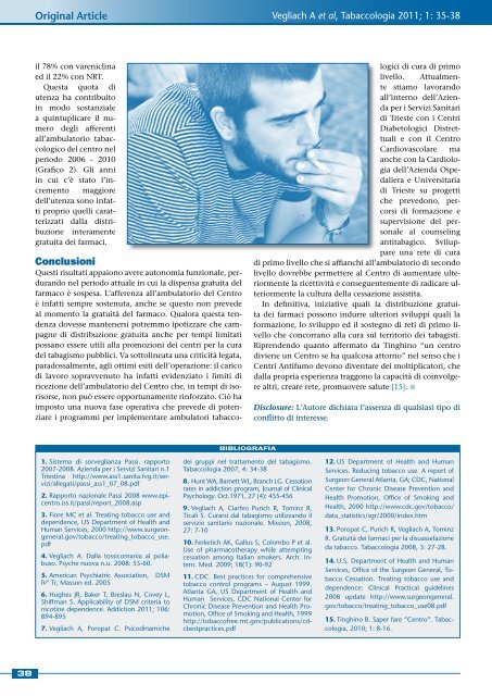 Scarica n. 1/2011 - Società Italiana di Tabaccologia