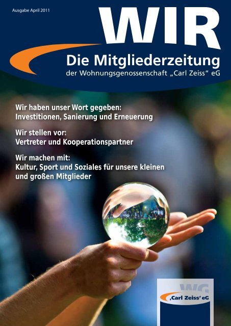 Ausgabe April 2011 - Wohnungsgenossenschaft Carl Zeiss eG