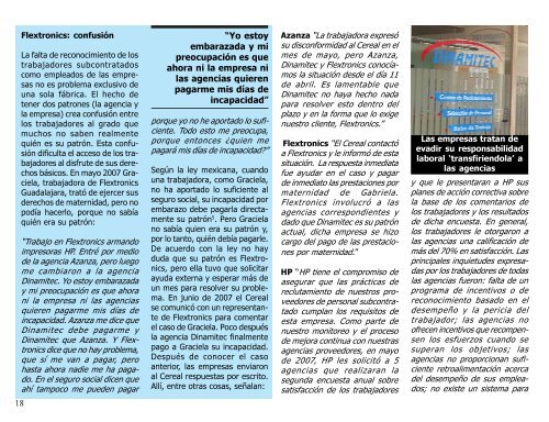 Transnacionales de la electrónica, derechos laborales en México ...