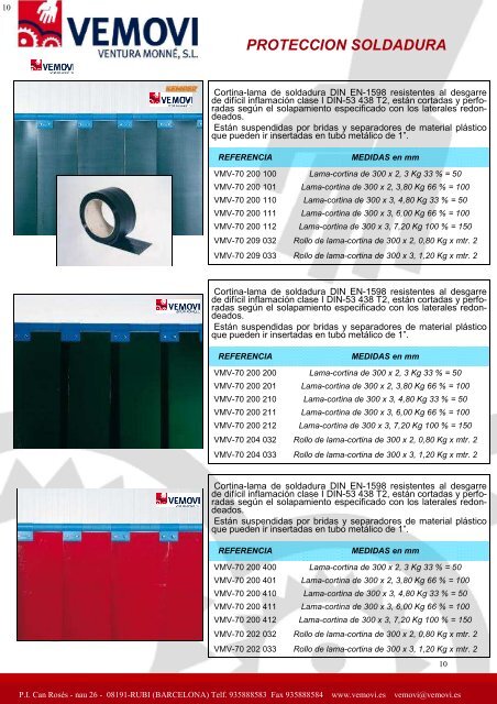 Protección Ergonomica - Vemovi