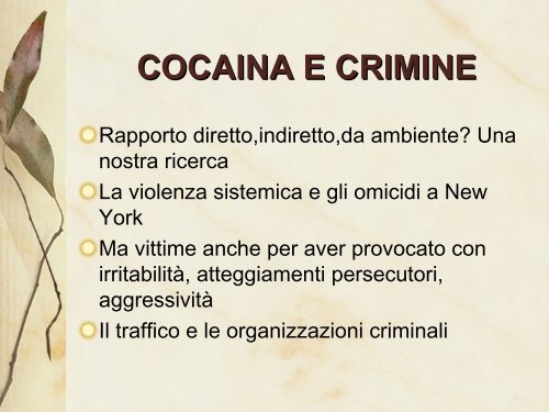 droga e criminalita - ASL Varese